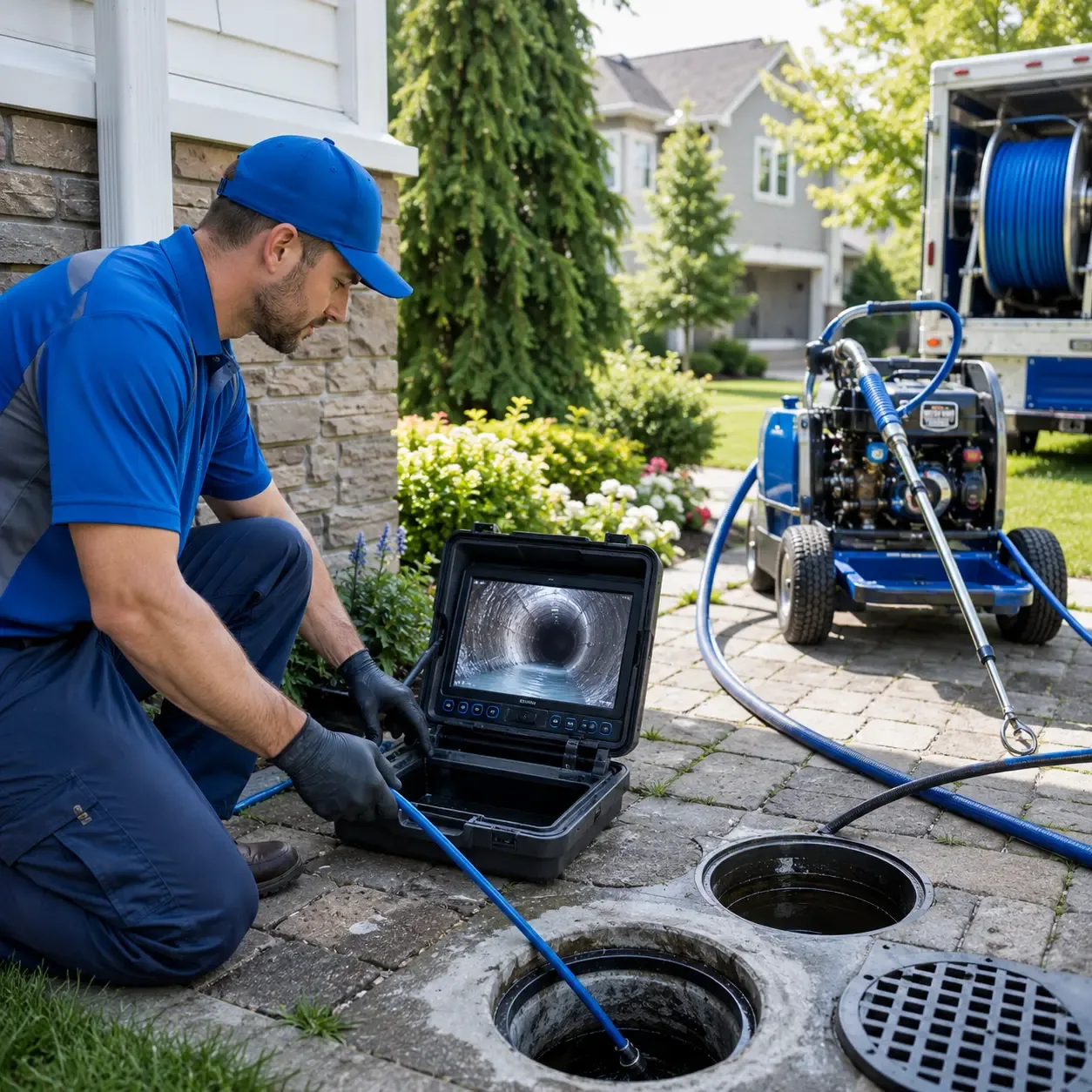 Outdoor drain cleaning professionals serving Hawkeye, IA
